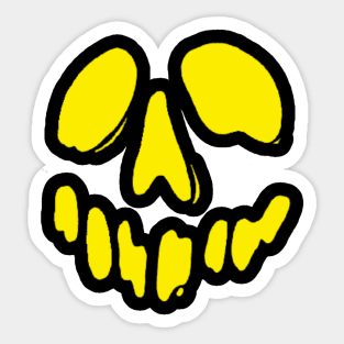 Pumkin Face Sticker